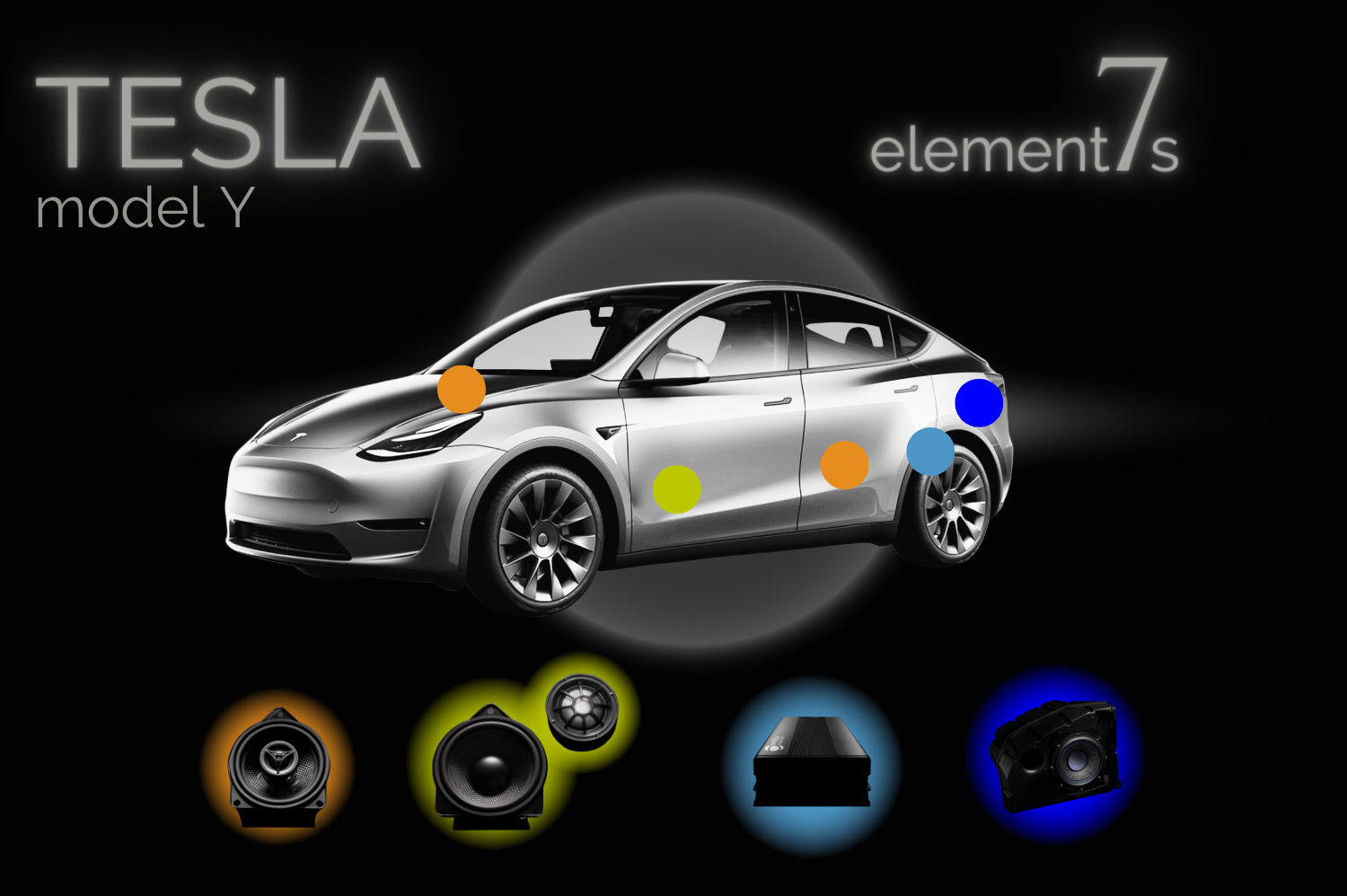 2020–2022 Tesla Model Y Speaker Upgrade